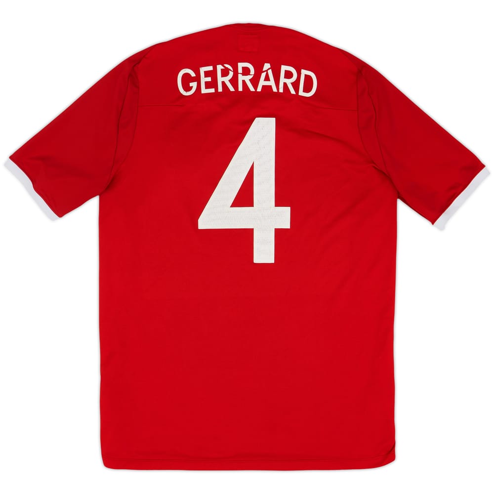 2010-11 England Away Shirt Gerrard #4 - 5/10 - (L)