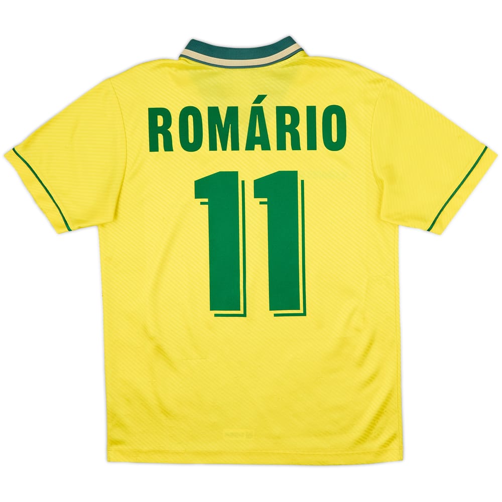 1994 Brazil Home Shirt Romario #11 - 7/10 - (L)