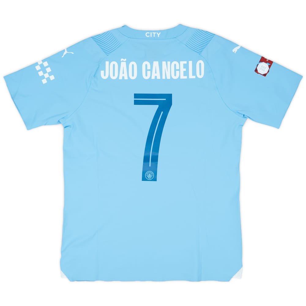 2023-24 Manchester City Match Issue Community Shield Home Shirt Joao Cancelo #7