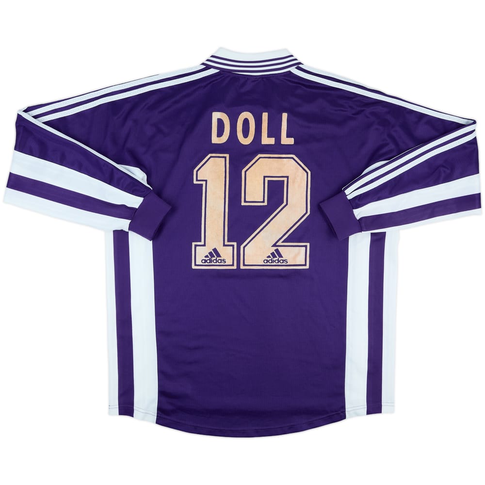 1998-99 Anderlecht Match Issue Home L/S Shirt Doll #12