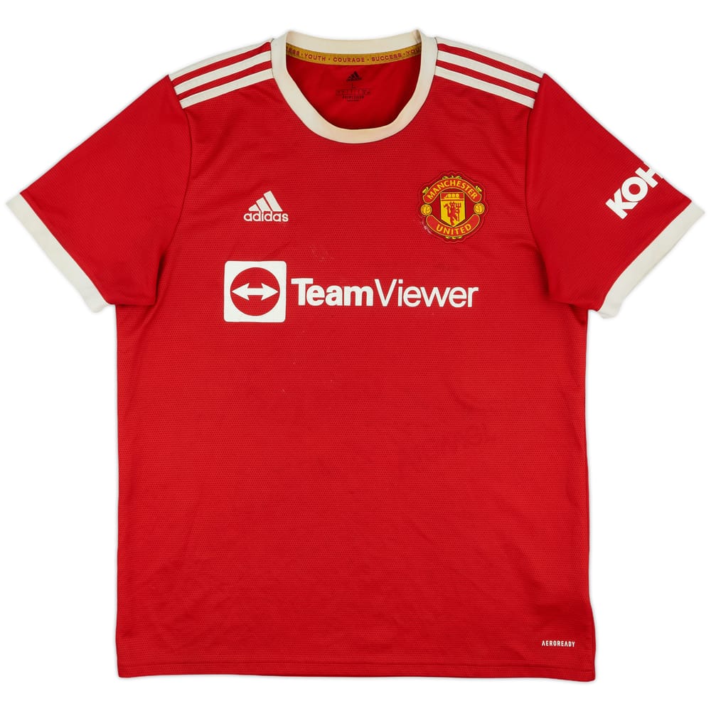 2021-22 Manchester United Home Shirt - 4/10 - (L)