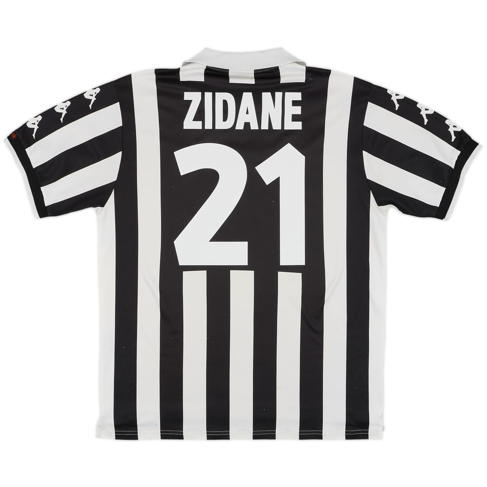 1999-00 Juventus Home Shirt Zidane #21 - 7/10 - (XL)