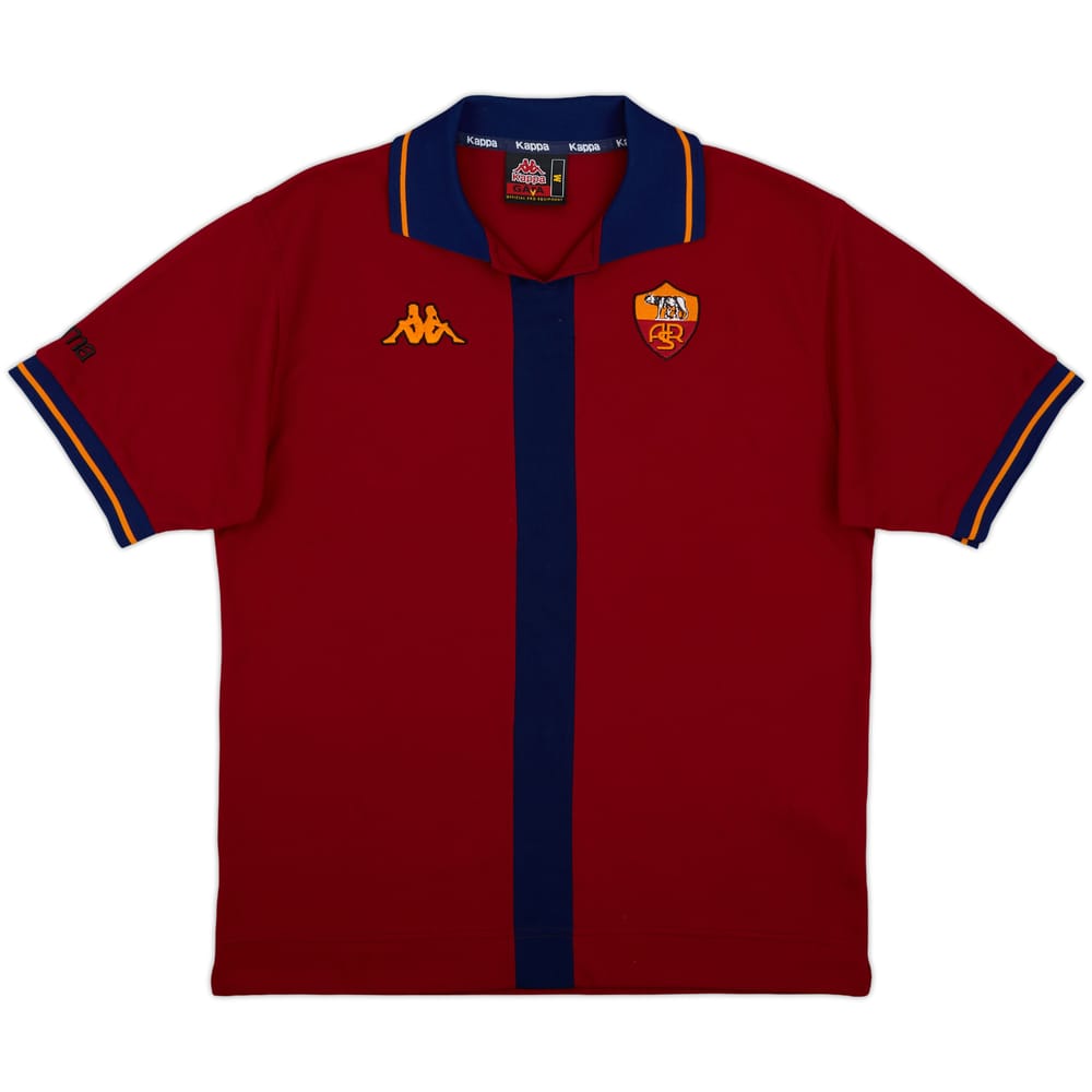 2000-01 Roma Kappa Polo Shirt - 9/10 - (M)