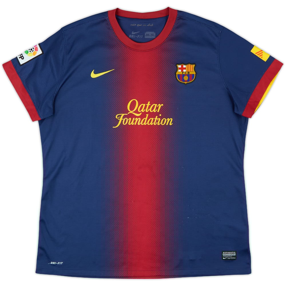 2012-13 Barcelona Home Shirt - 7/10 - (Women's XL)