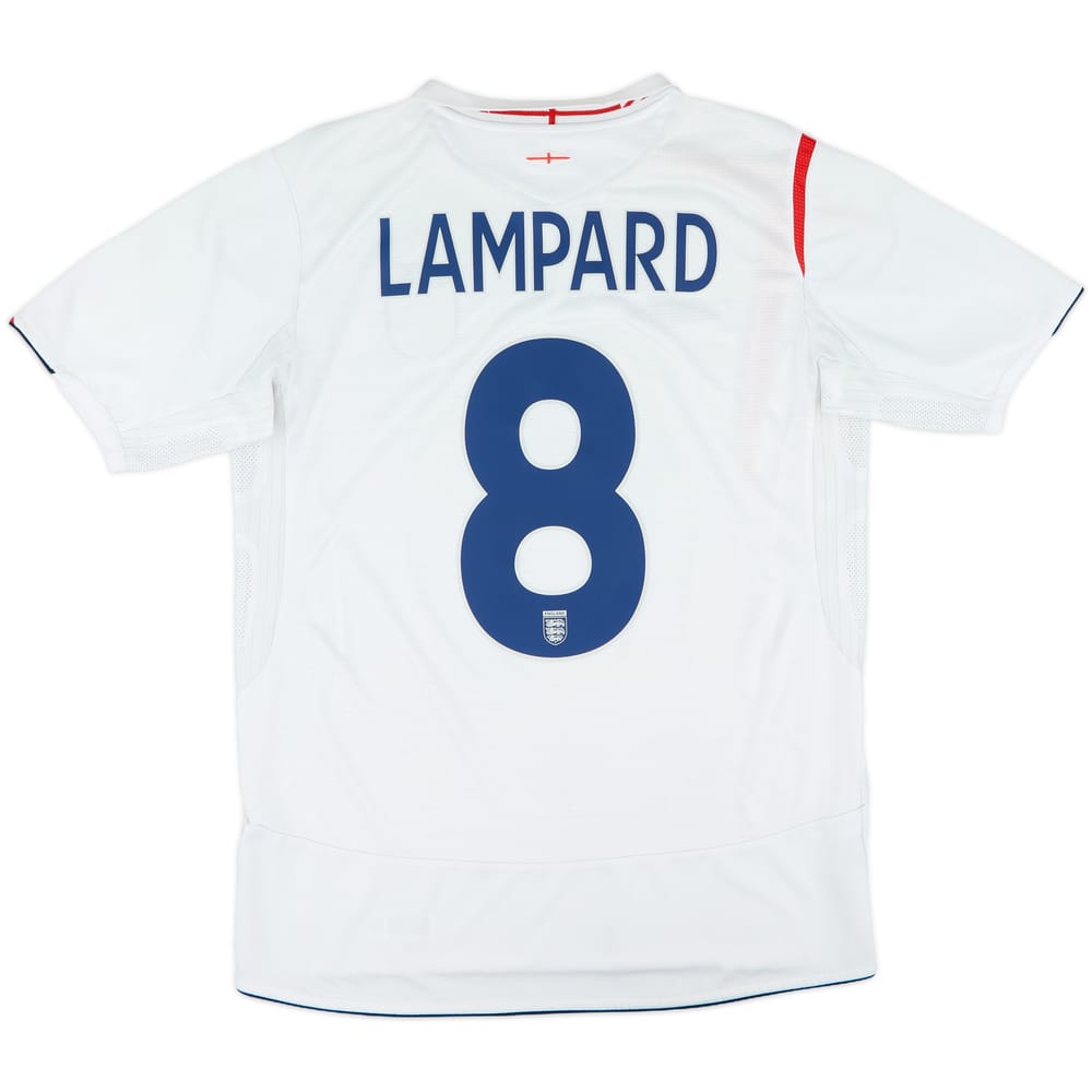 2005-07 England Home Shirt Lampard #8 - 6/10 - (M)