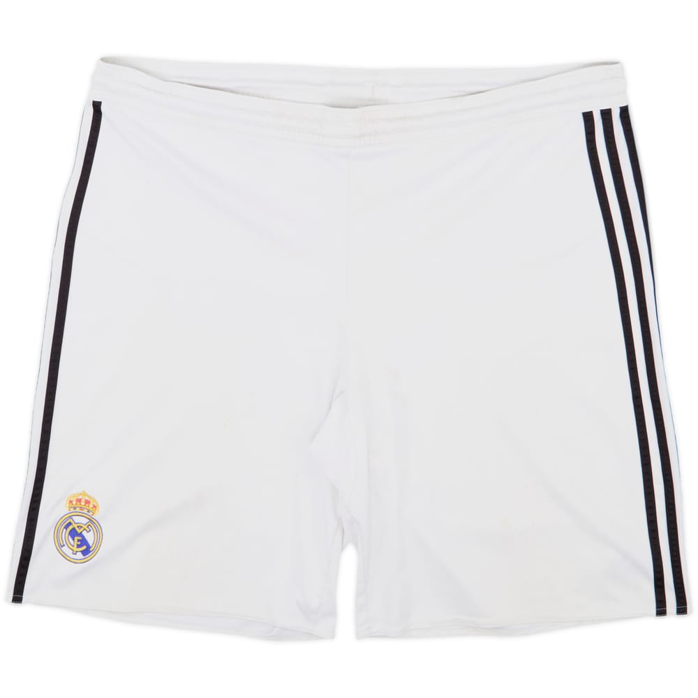 2008-09 Real Madrid Home Shorts - 4/10 - (XL)