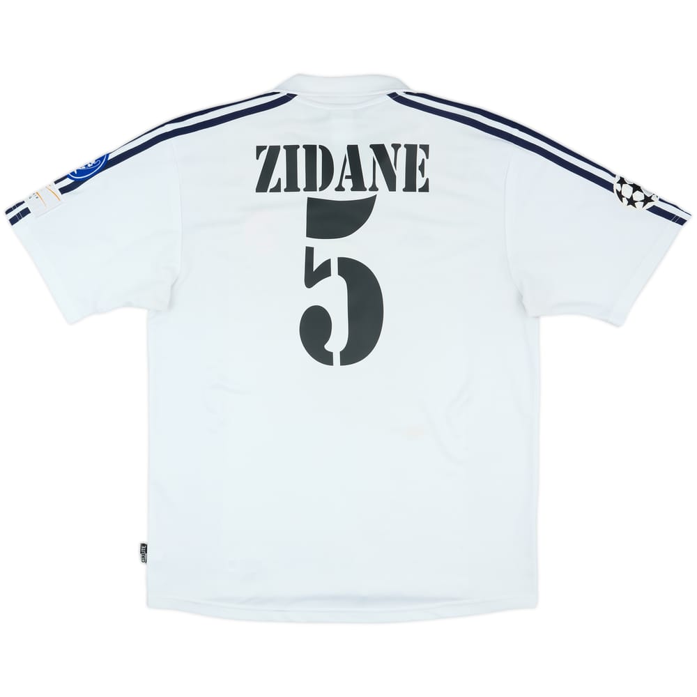 2002-03 Real Madrid Centenary Home Shirt Zidane #5 - 7/10 - (L)