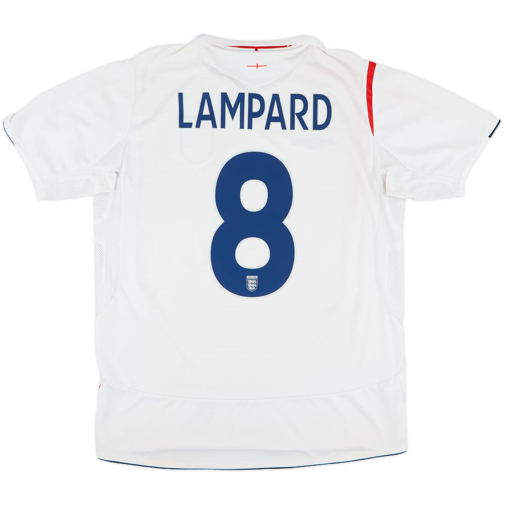 2005-07 England Home Shirt Lampard #8 - 5/10 - (L)