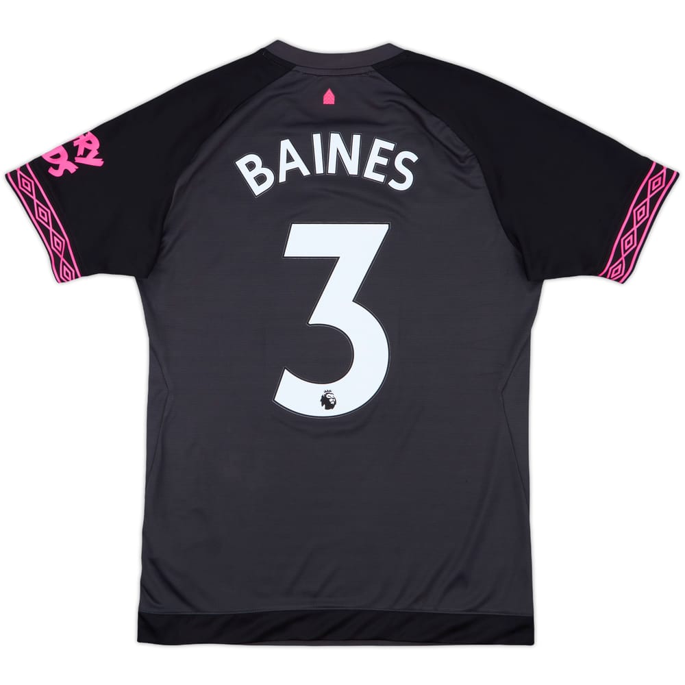 2018-19 Everton Away Shirt Baines #3 - 9/10 - (S)