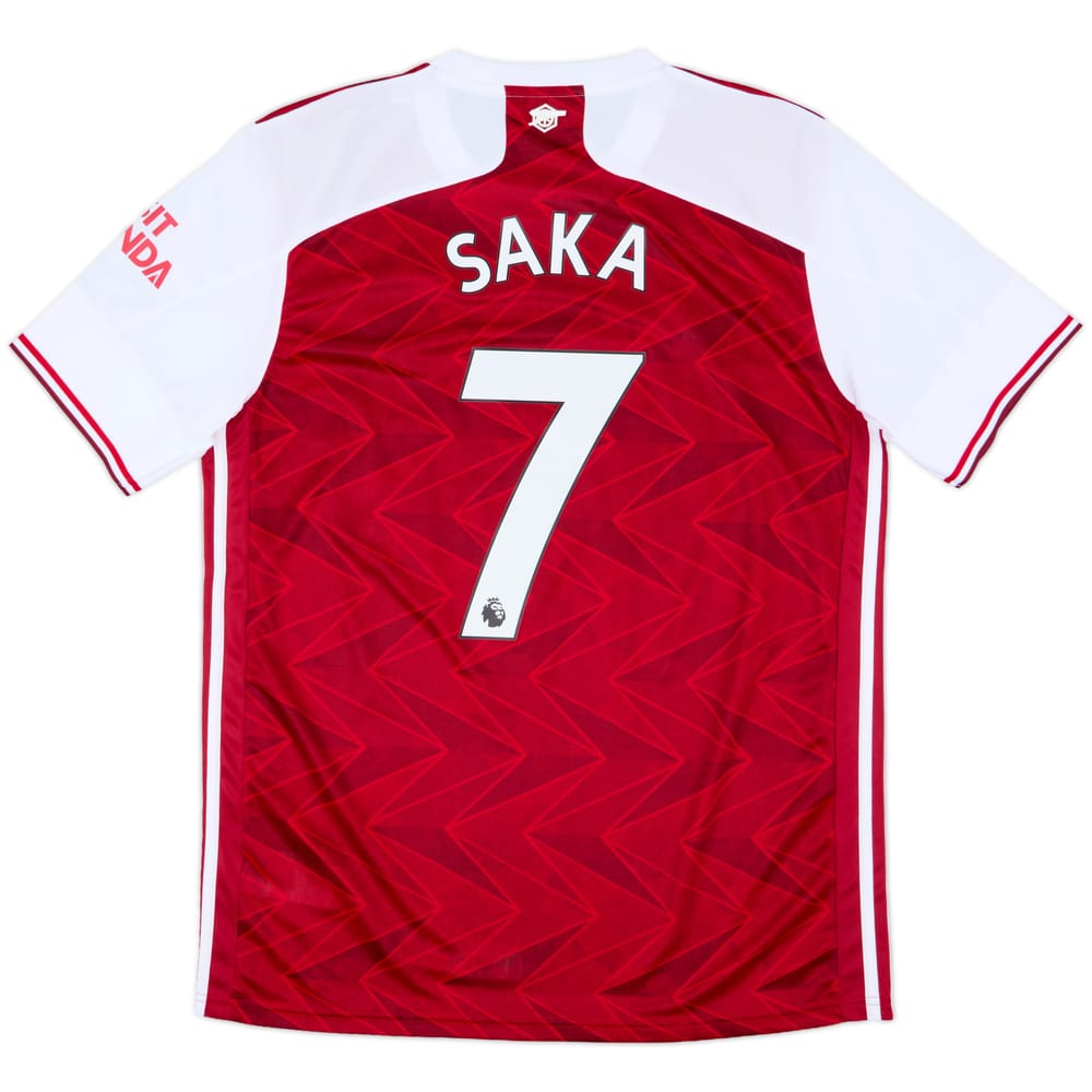 2020-21 Arsenal Home Shirt Saka #7 - 9/10 - (L)
