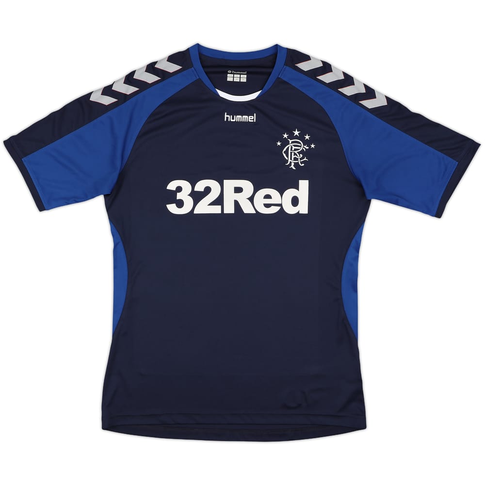 2018-19 Rangers Hummel Training Shirt - 9/10 - (L)
