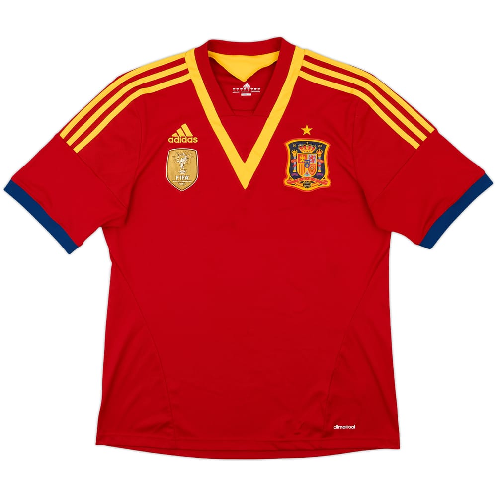 2013 Spain Confederation Cup Home Shirt - 8/10 - (L)