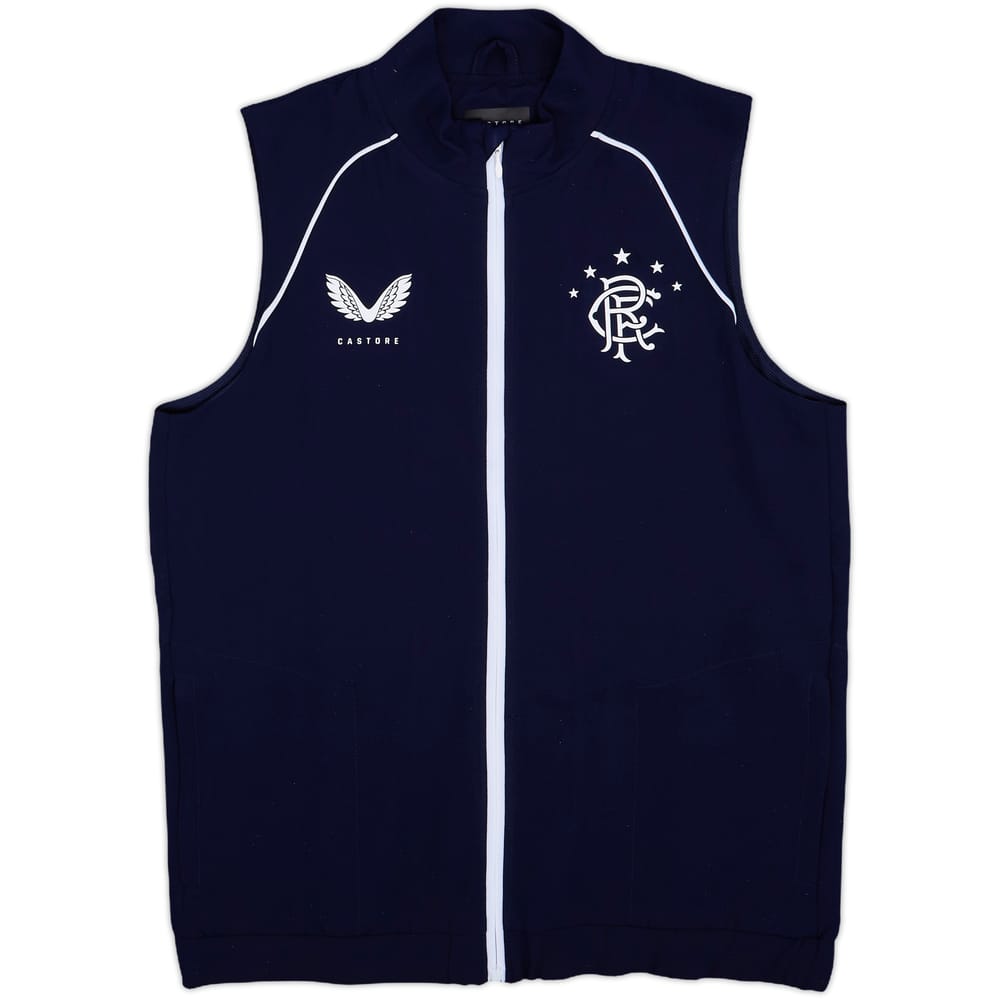 2023-24 Rangers Castore Bench Gilet - 8/10 - (M)