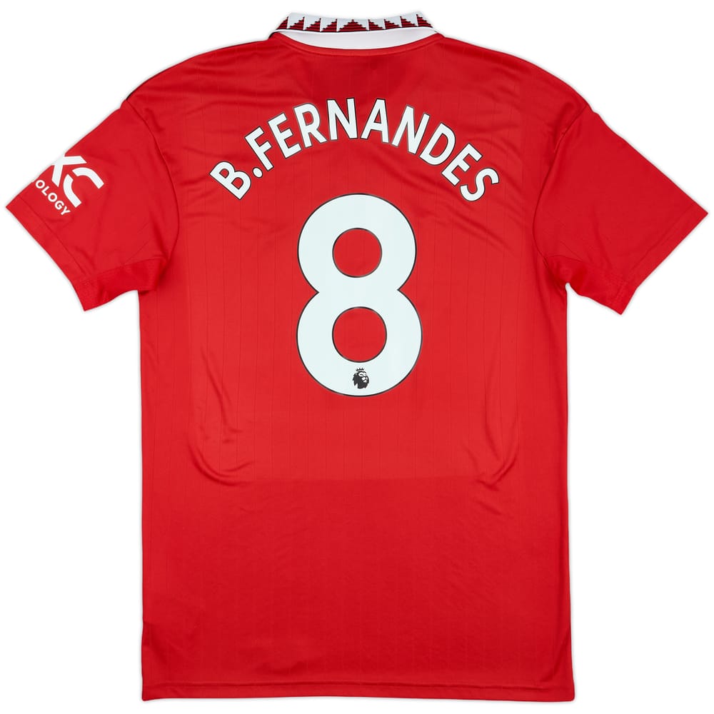 2022-23 Manchester United Home Shirt B.Fernandes #8 - 10/10 - (M)