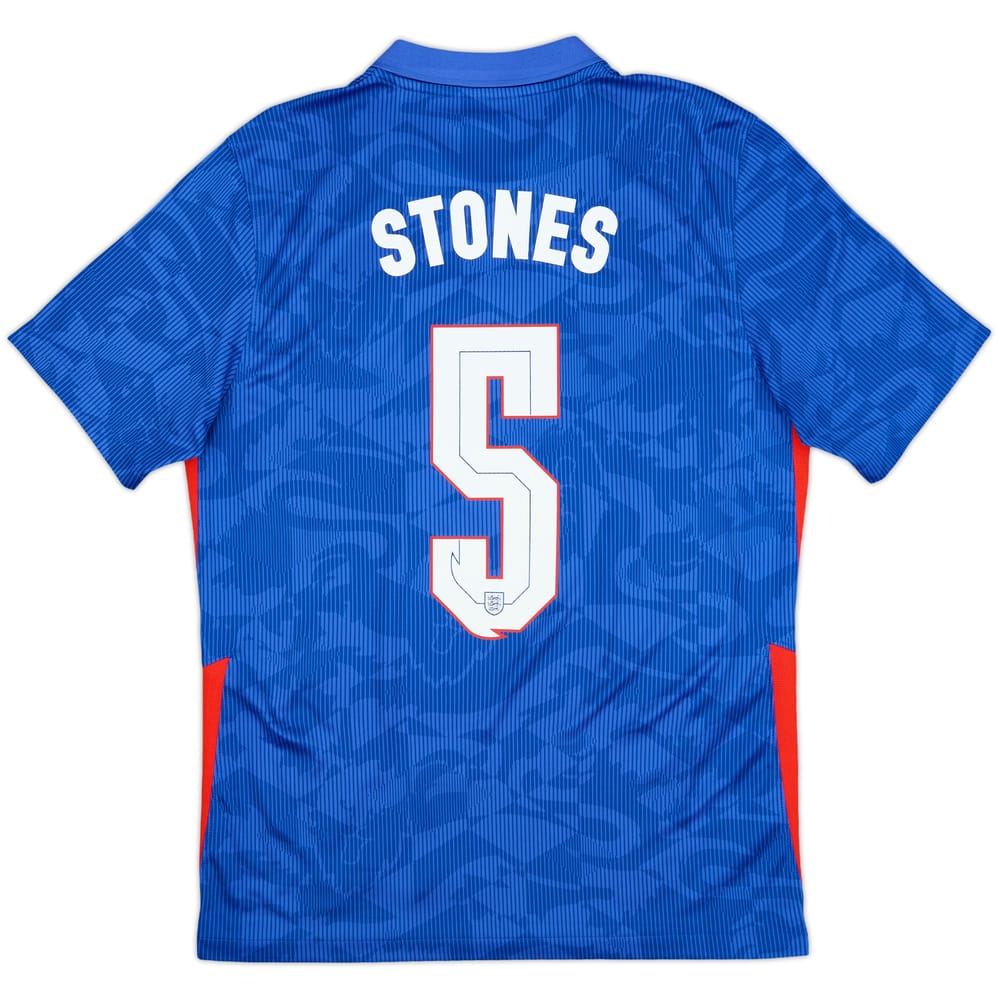 2020-21 England Away Shirt Stones #5 - 9/10 - (M)