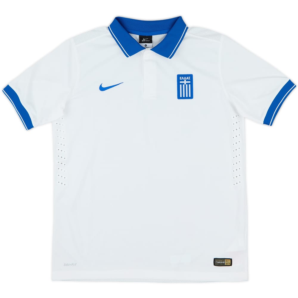 2014-15 Greece Home Shirt - 10/10 - (XL.Boys)
