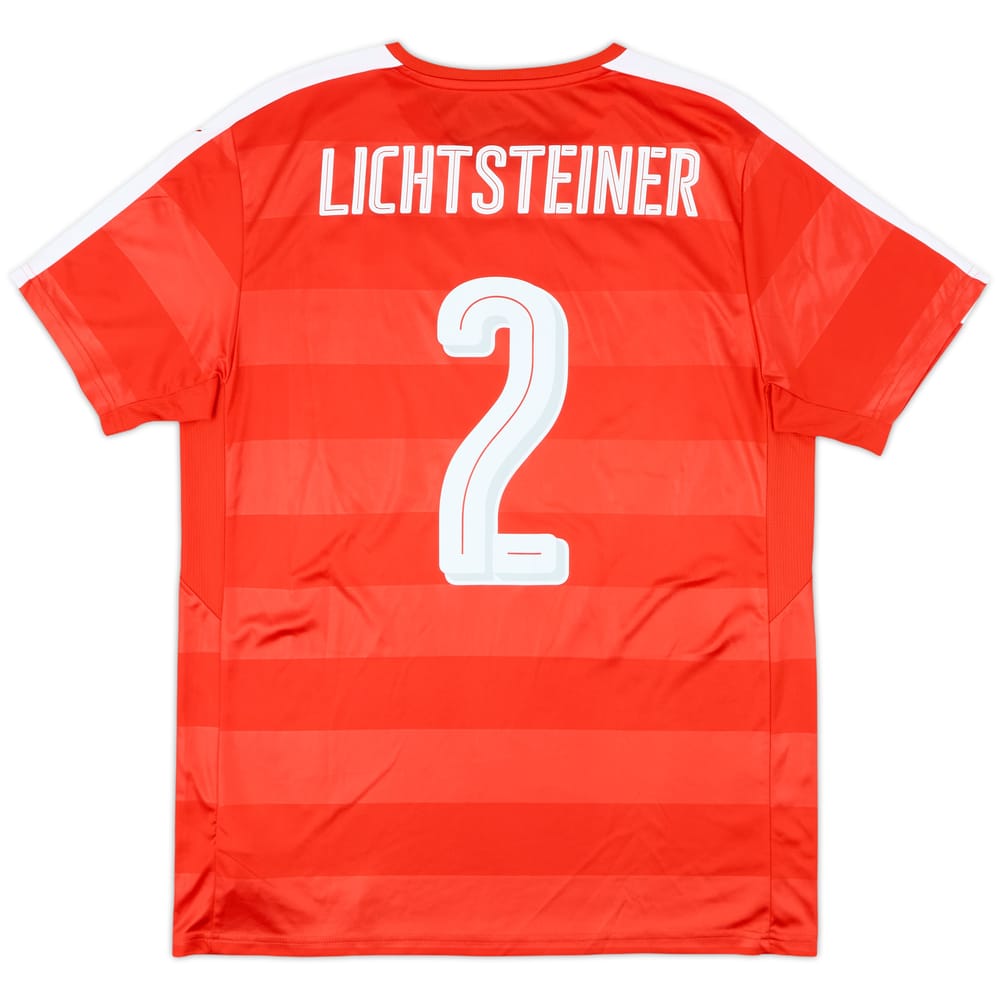 2016-17 Switzerland Home Shirt Lichtsteiner #2 - 8/10 - (L)