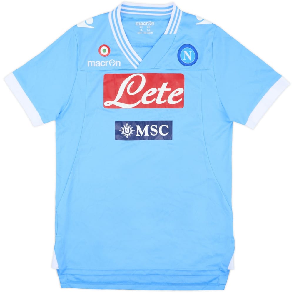 2012-13 Napoli Home Shirt - 9/10 - (L.Boys)