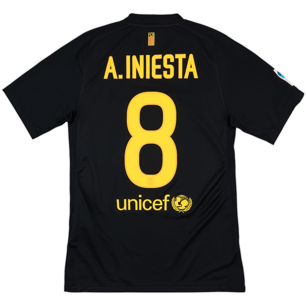 2011-12 Barcelona Away Shirt A.Iniesta #8 - 9/10 - (S)