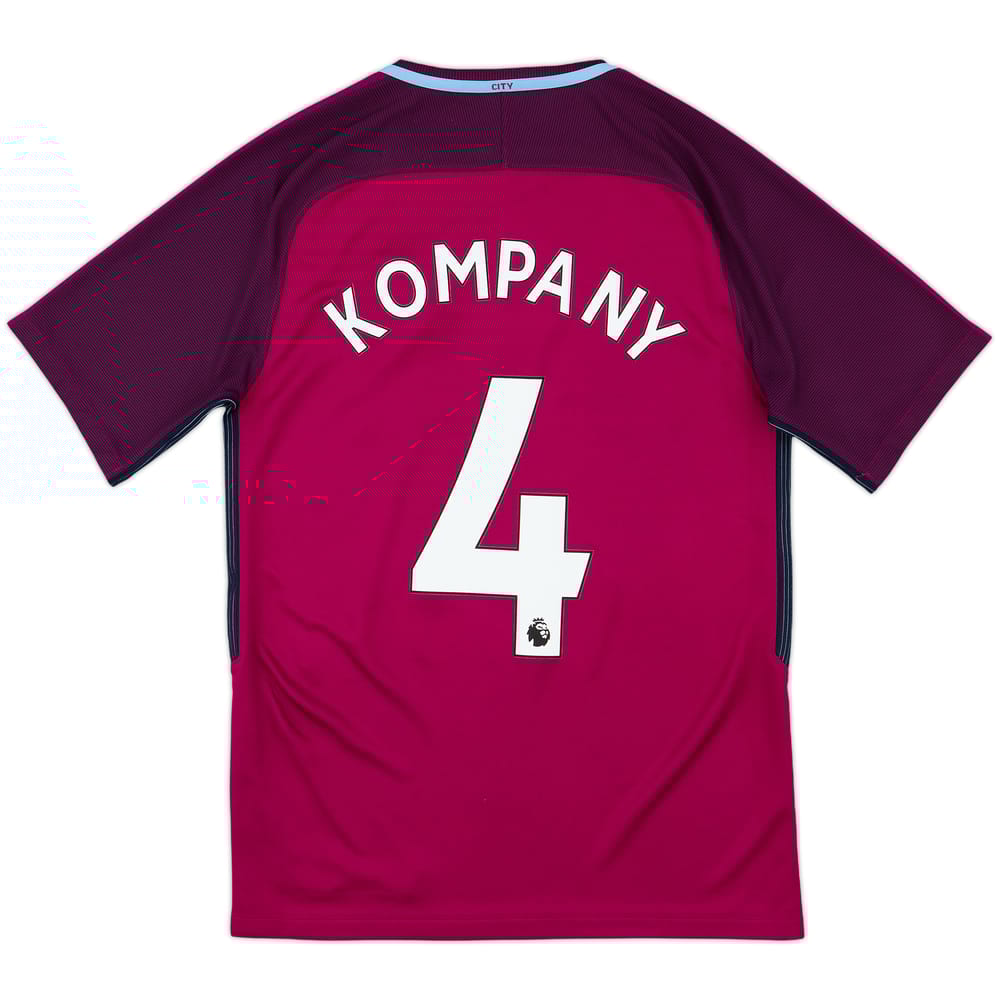 2017-18 Manchester City Away Shirt Kompany #4 - 8/10 - (S)
