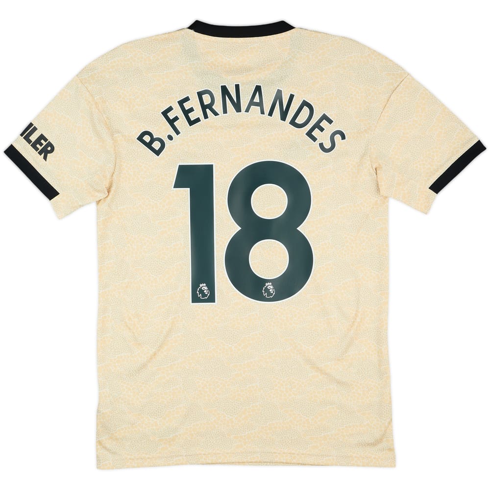 2019-20 Manchester United Away Shirt B.Fernandes #18 - 10/10 - (S)
