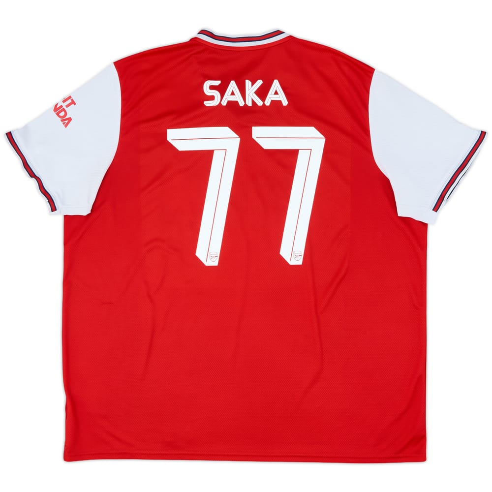 2019-20 Arsenal Home Shirt Saka #77 - 7/10 - (3XL)