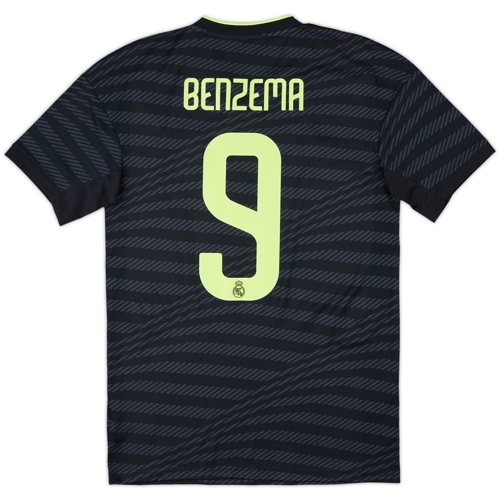 2022-23 Real Madrid Third Shirt Benzema #9 - 10/10 - (S)