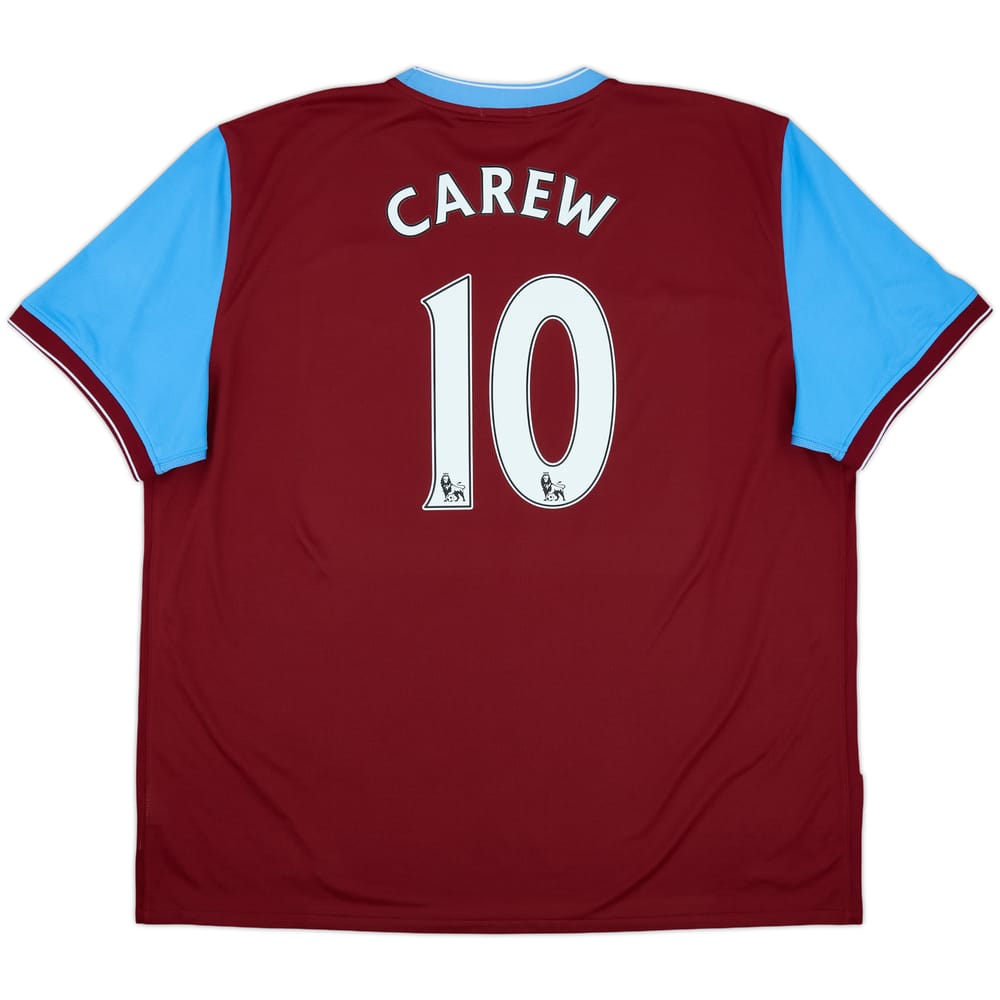2009-10 Aston Villa Home Shirt Carew #10 - 9/10 - (3XL)