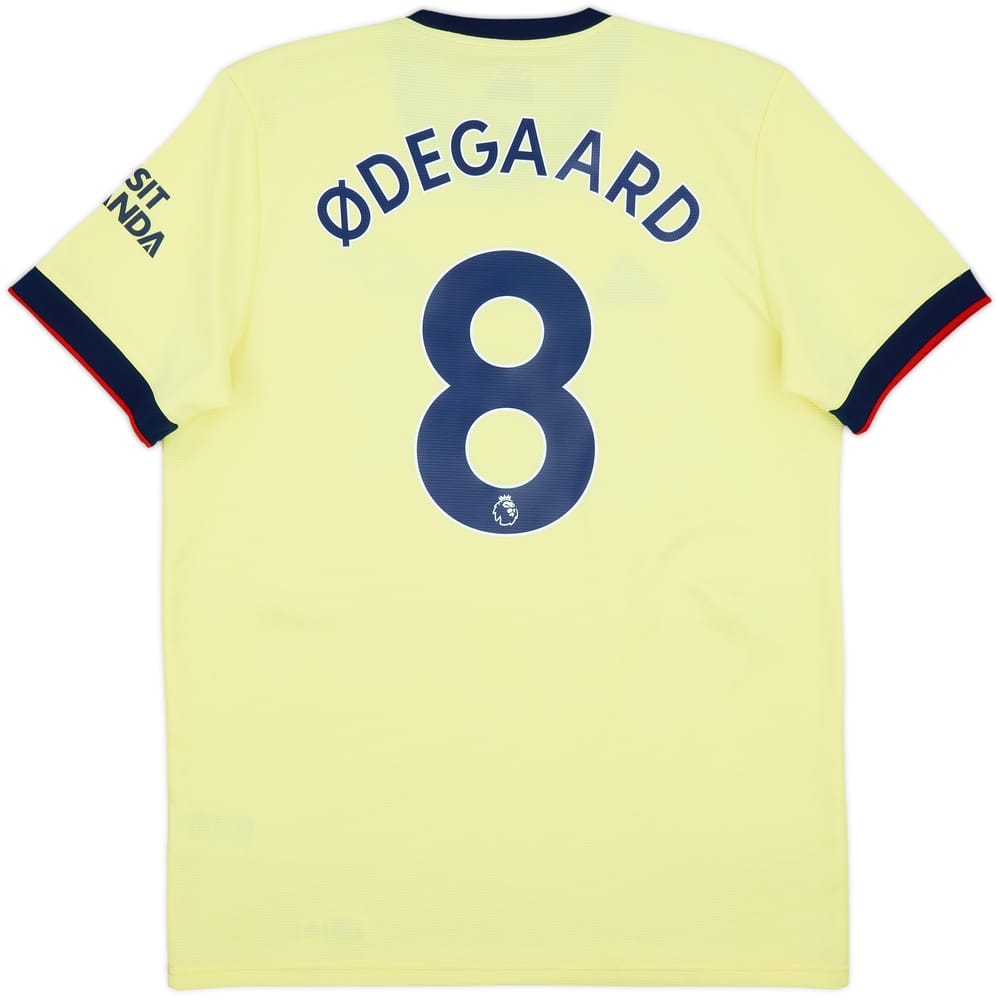 2021-22 Arsenal Away Shirt Odegaard #8 - 8/10 - (L)