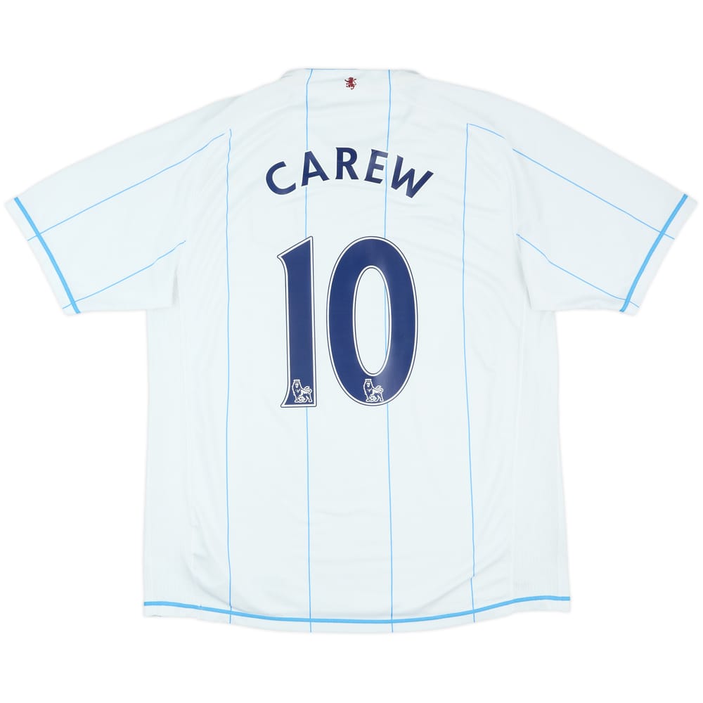 2007-08 Aston Villa Away Shirt Carew #10 - 7/10 - (L)