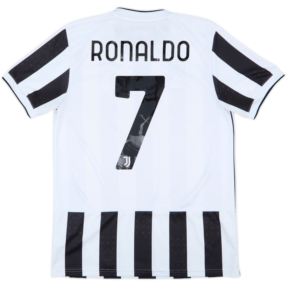 2021-22 Juventus Home Shirt Ronaldo #7 - 8/10 - (M)