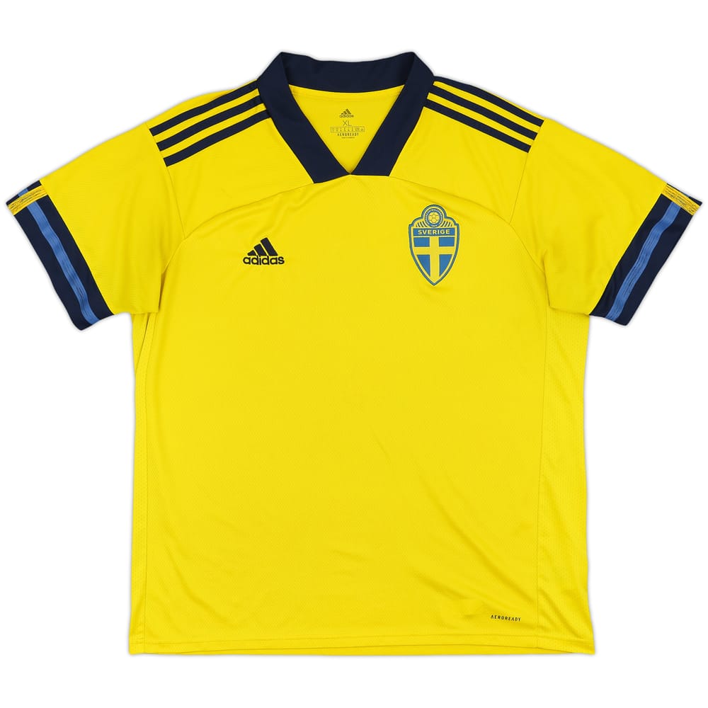 2020-21 Sweden Home Shirt - 6/10 - (XL)