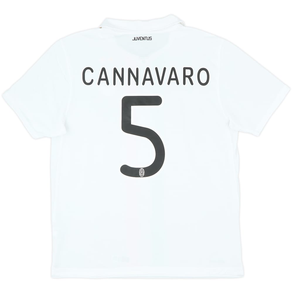 2010-12 Juventus Away Shirt Cannavaro #5 - 8/10 - (L)