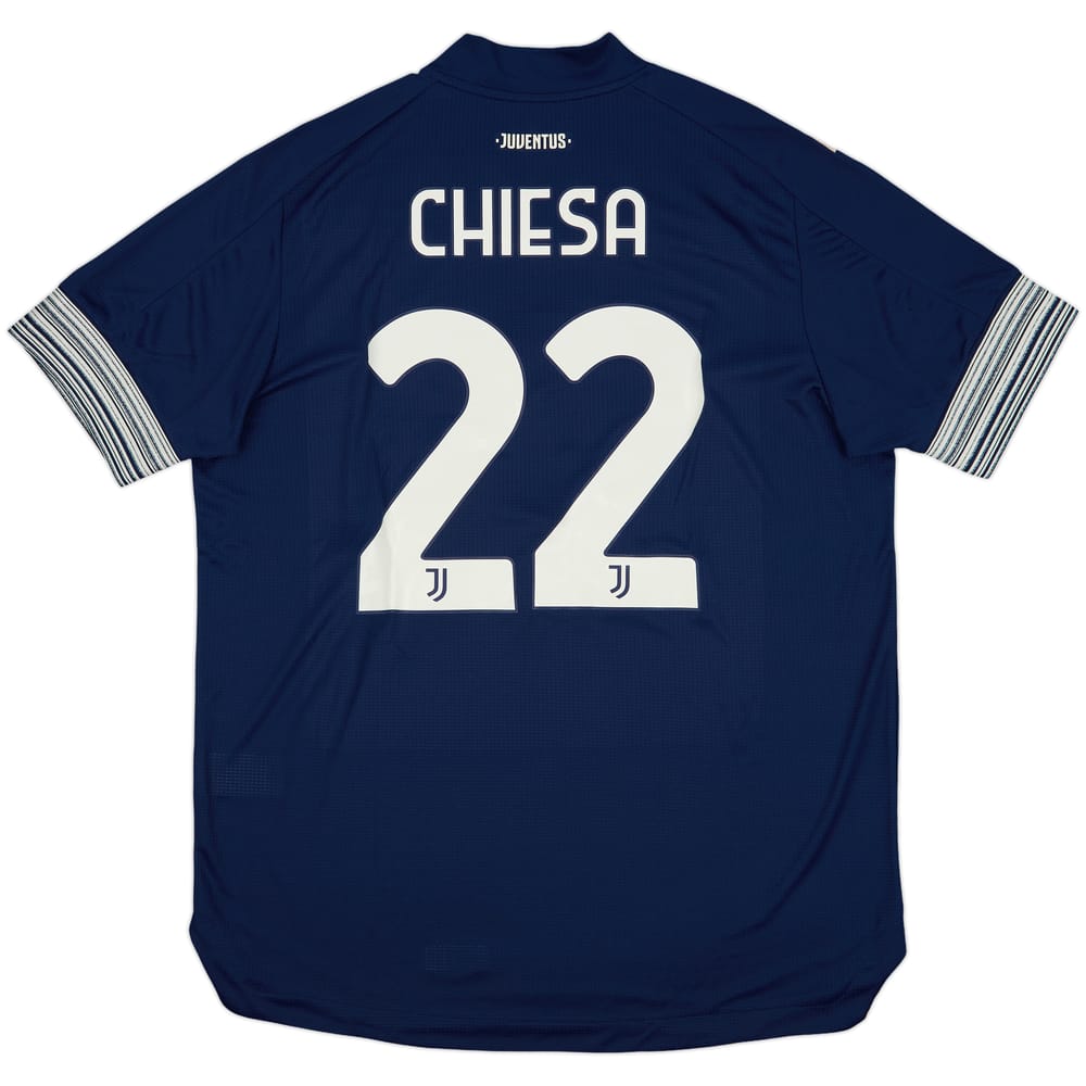 2020-21 Juventus Authentic Away Shirt Chiesa #22 (XL)