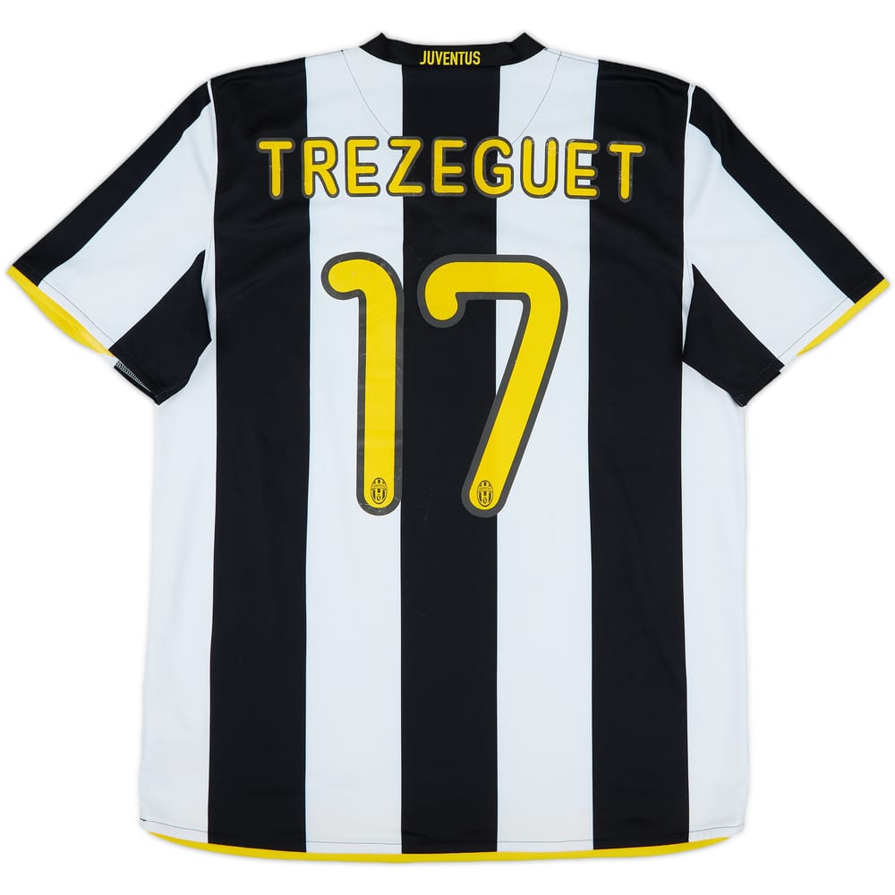 2008-09 Juventus Home Shirt Trezeguet #17 - 6/10 - (L)