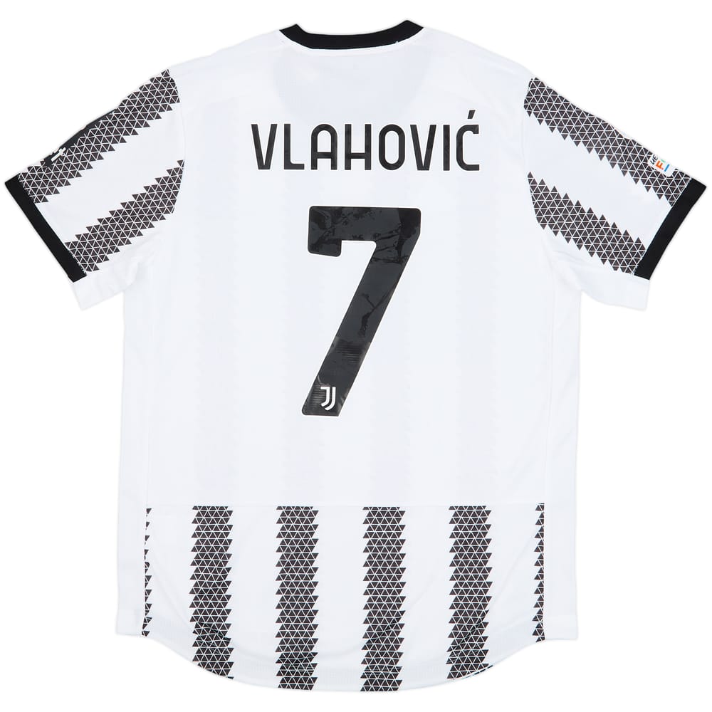 2022-23 Juventus Authentic Home Shirt Vlahovic #7 (L)