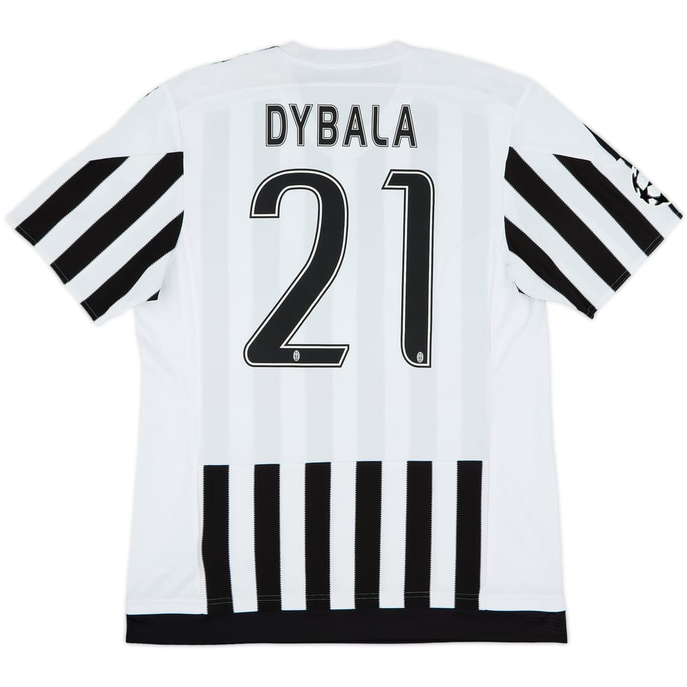 2015-16 Juventus Authentic Home Shirt Dybala #21 - 9/10 - (XL)