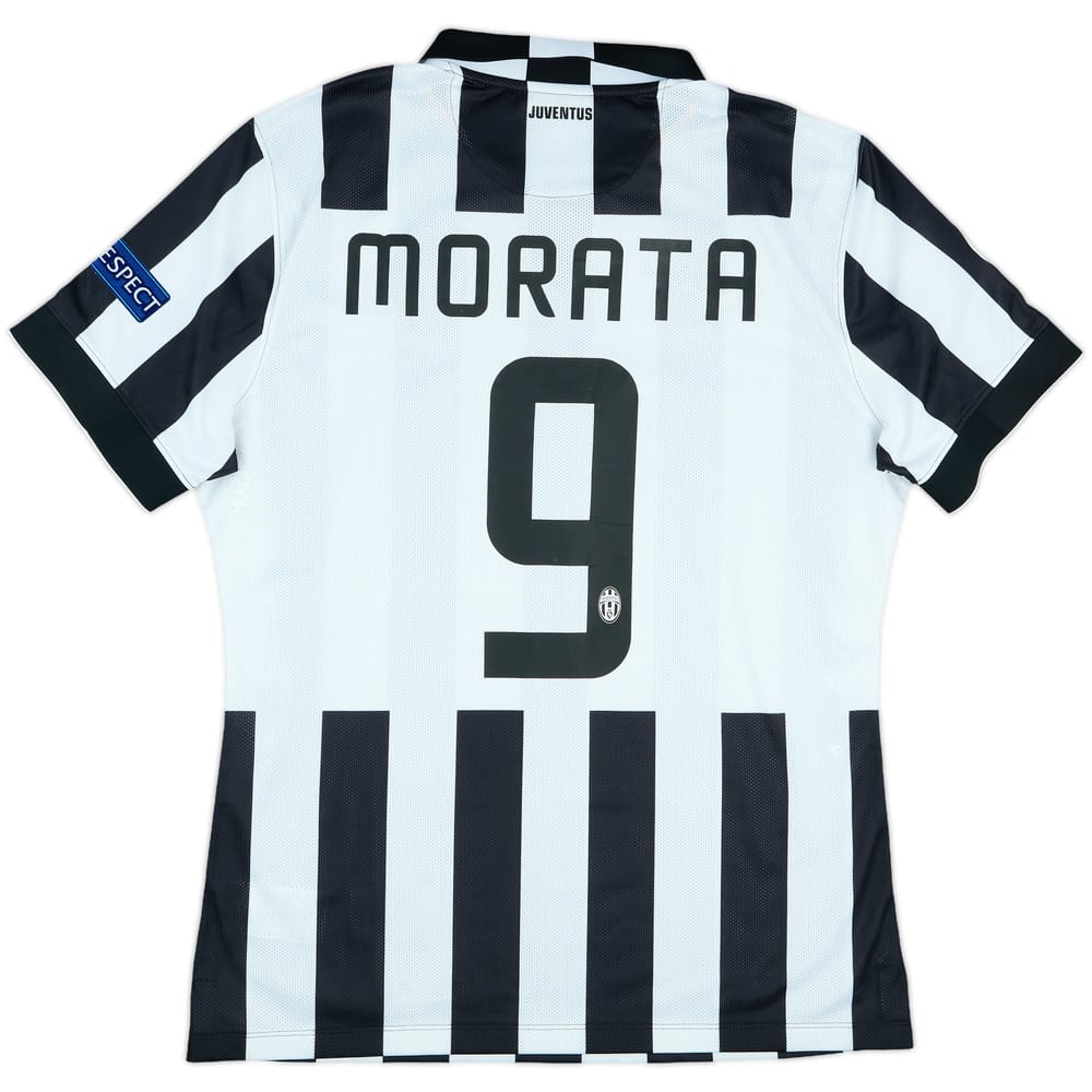 2014-15 Juventus Authentic Home Shirt Morata #9 - 8/10 - (XL)