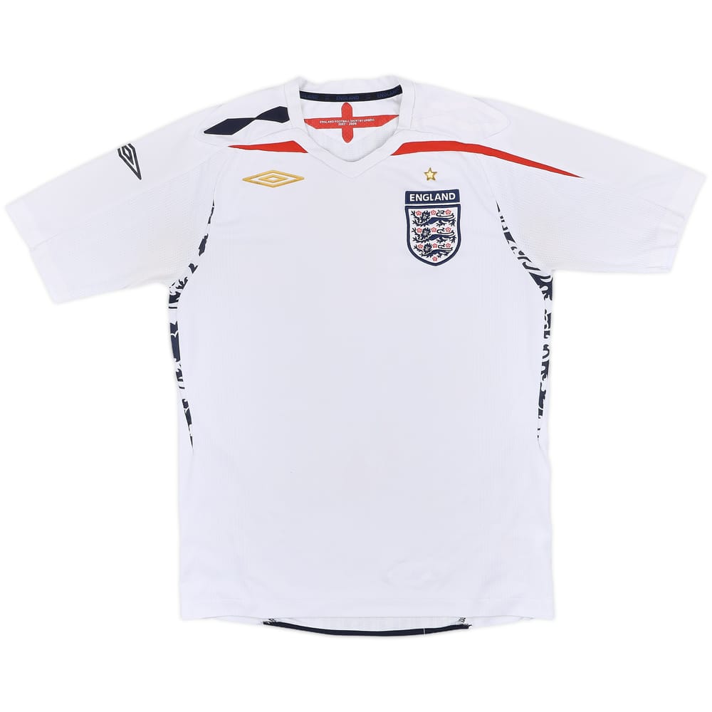 2007-09 England Home Shirt - 5/10 - (S)