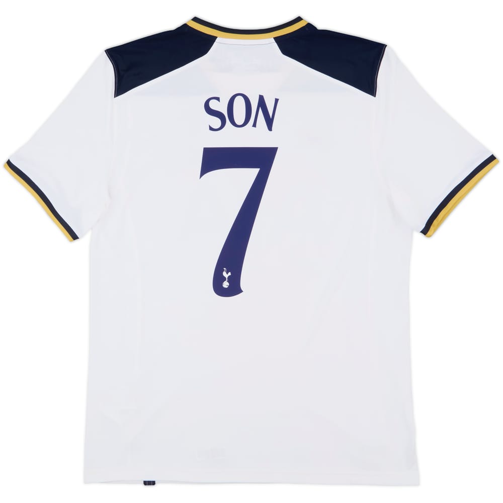 2016-17 Tottenham Home Shirt Son #7 - 8/10 - (XL)