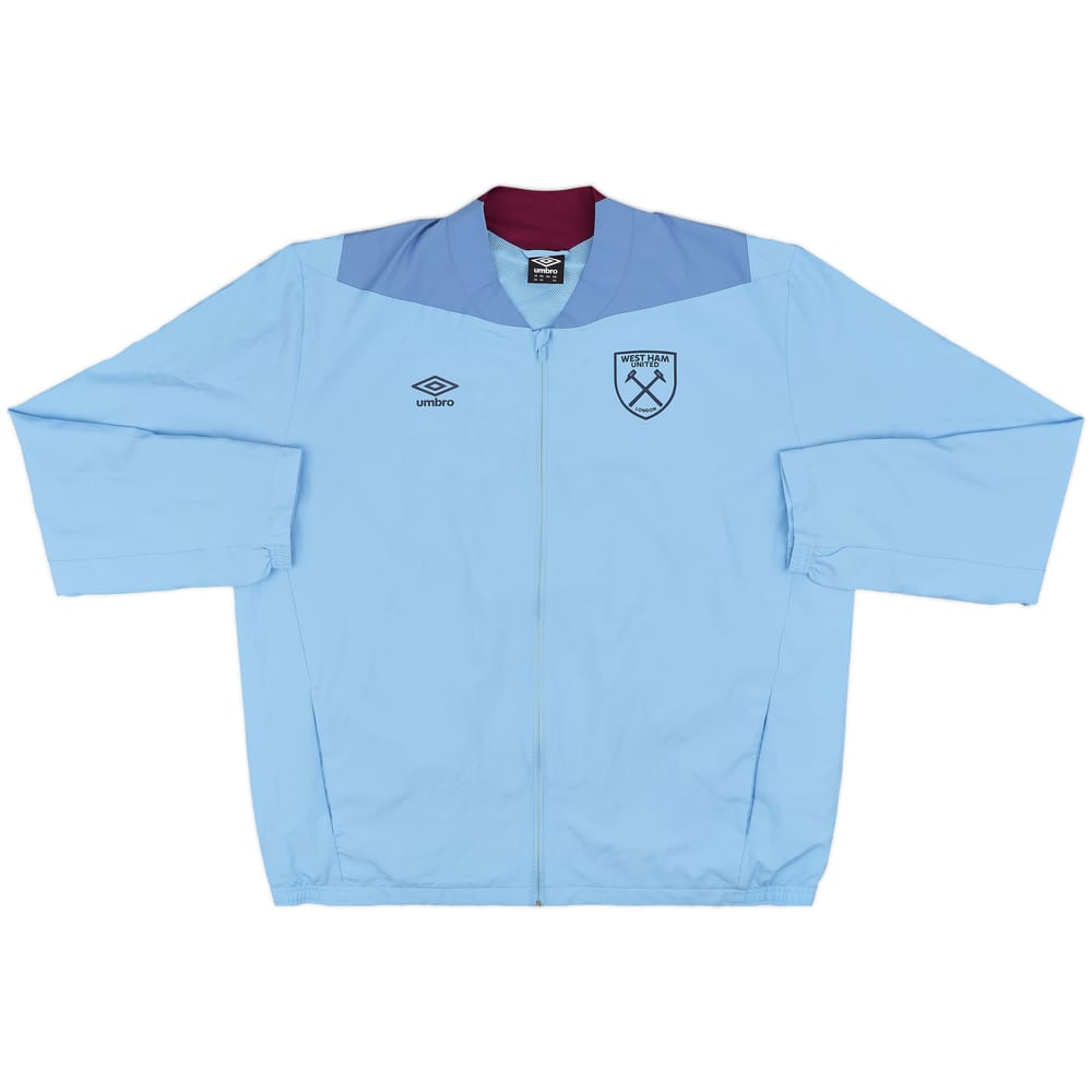 2018-19 West Ham Umbro Hooded Rain Jacket - 10/10 - (4XL)