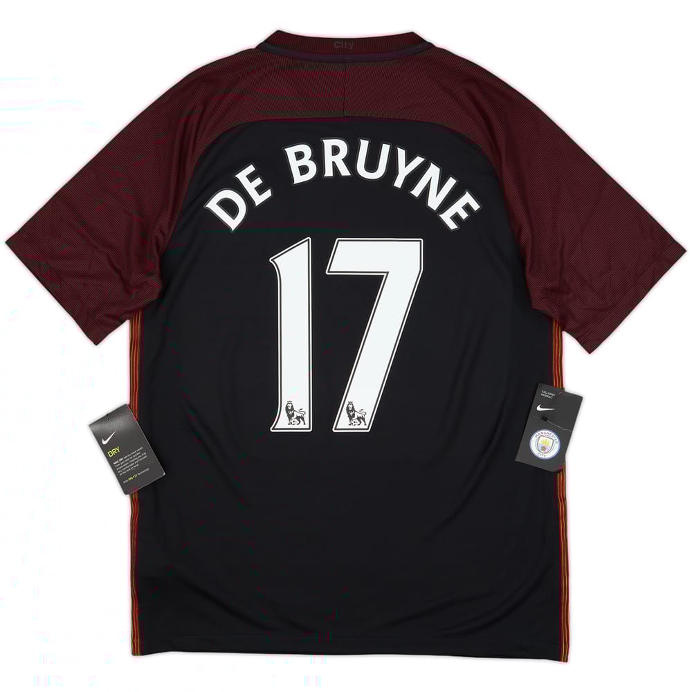 2016-17 Manchester City Away Shirt De Bruyne #17 (M)