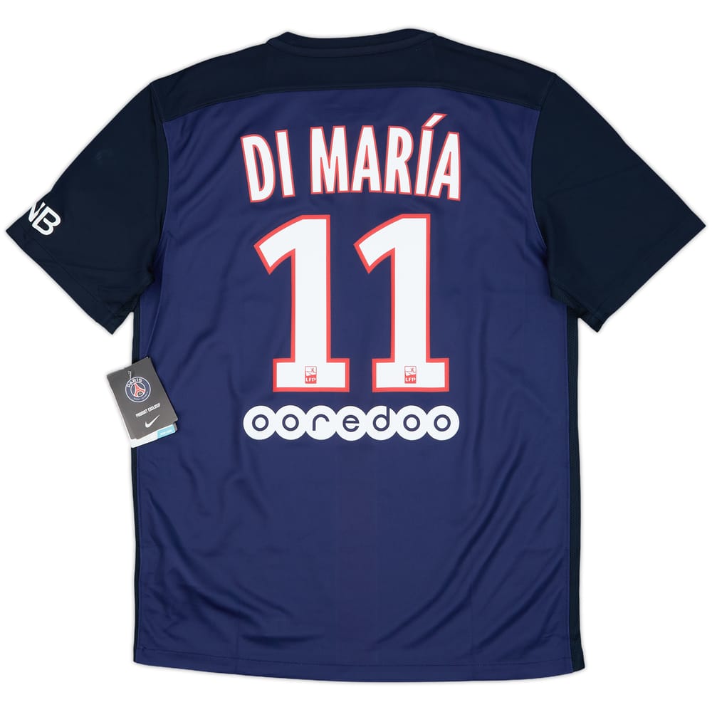 2015-16 Paris Saint-Germain Home Shirt Di Maria #11 (M)