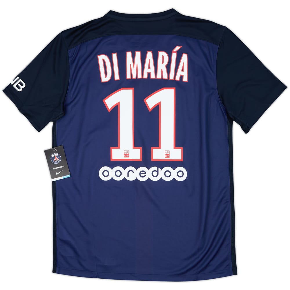 2015-16 Paris Saint-Germain Home Shirt Di Maria #11 (M)