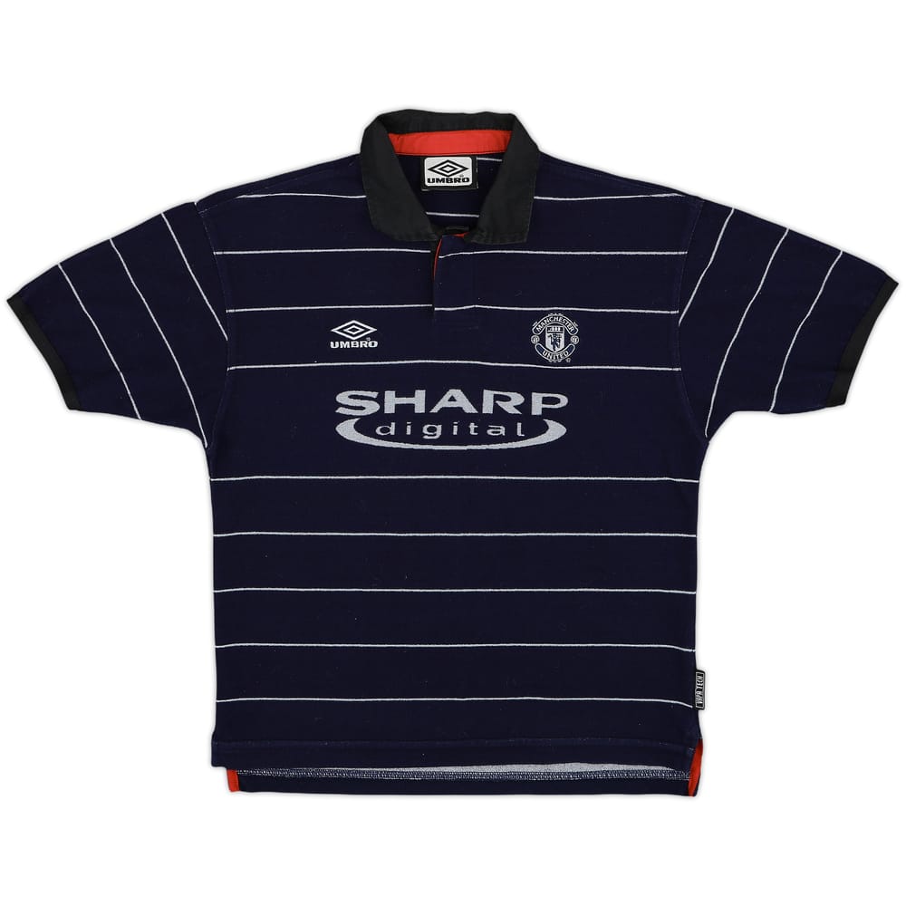 1999-00 Manchester United Away Shirt - 9/10 - (M.Boys)