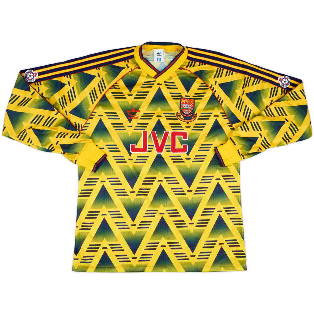 PRIZE DRAW: 1991-92 Arsenal Match Issue Away L/S Shirt #13