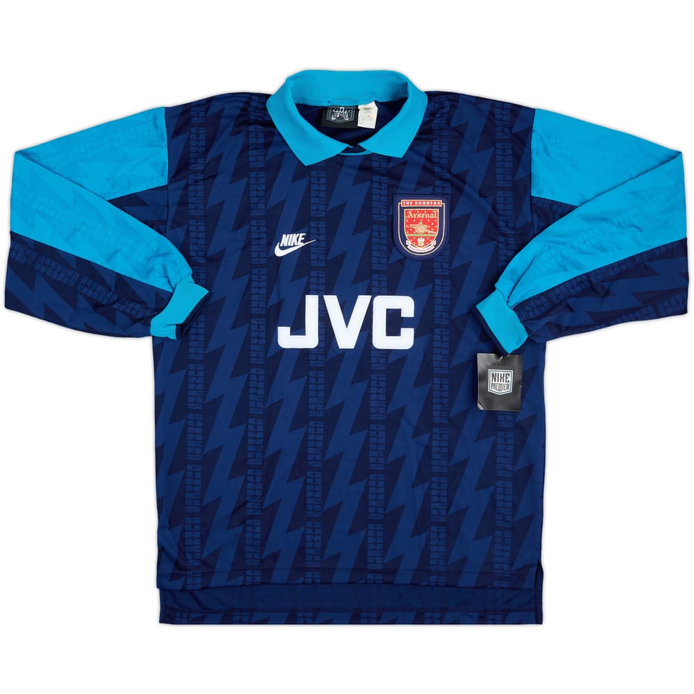 1994-95 Arsenal Player Issue Away L/S Shirt #3 (L)