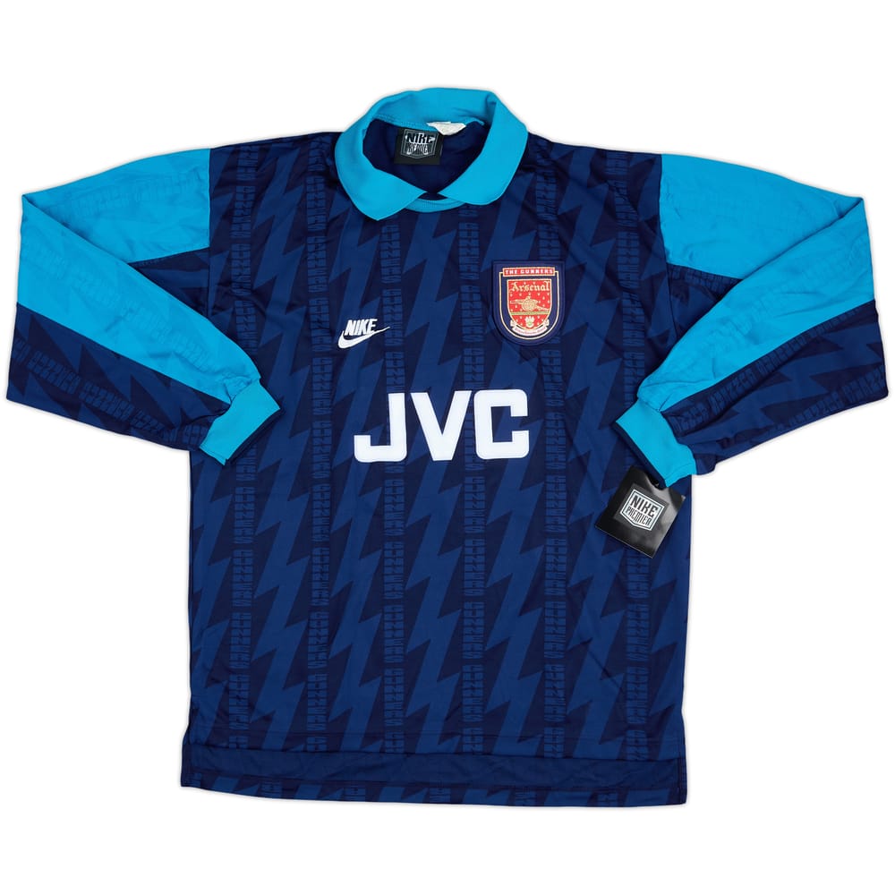 1994-95 Arsenal Player Issue Away L/S Shirt #12 (L)