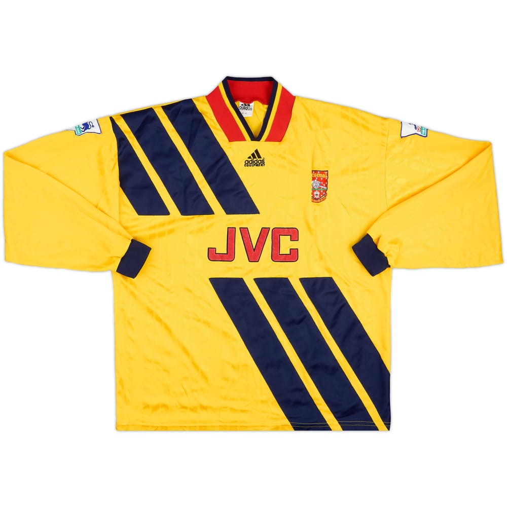 1993-94 Arsenal Match Issue Away L/S Shirt #14