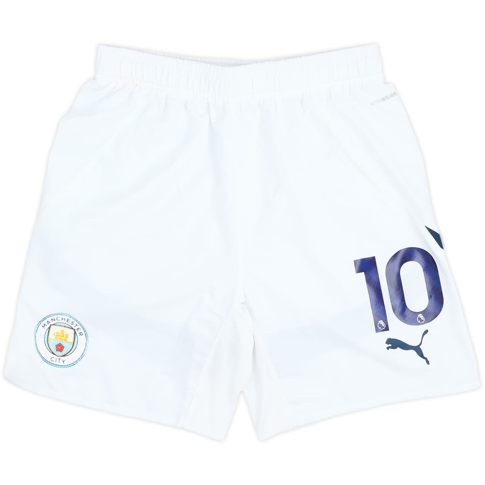 2024-25 Manchester City Match Issue Home Shorts #10 (Grealish)